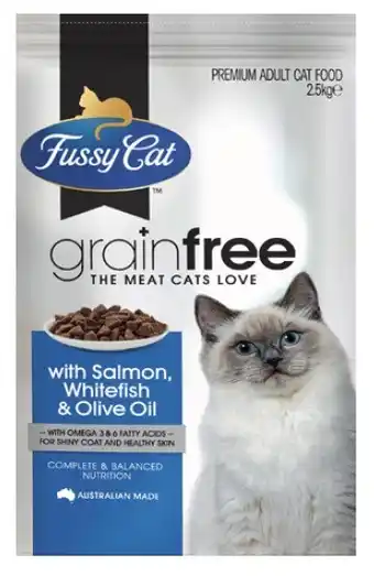 Coles Fussy Cat Grainfree Dry Cat Food 2.5kg offer