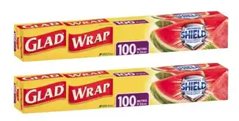 Coles Glad Cling Wrap 100 Metres offer