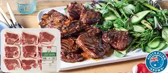Coles Coles Australian Lamb Loin Chops offer