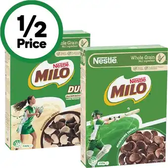 Woolworths Nestle Milo Cereal 350g or Milo Duo Cereal 340g offer