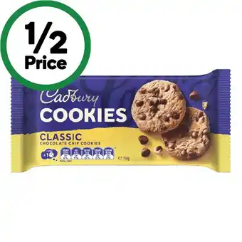 Woolworths Cadbury Cookies 156g, Chocolate Fingers 114g or Freddo Biscuits 167g offer