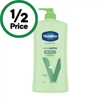 Woolworths Vaseline Intensive Care Body Lotion 750ml offer