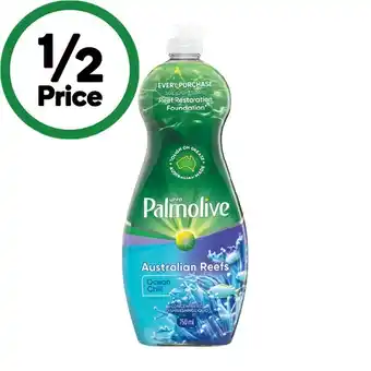 Woolworths Palmolive Australian Reefs or Australian Extracts Dishwashing Liquid 750ml offer