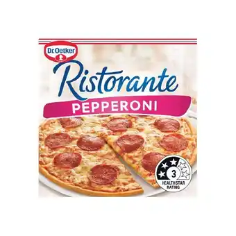 Woolworths Dr. Oetker Ristorante Pizza 310-390g – Excludes Gluten Free offer