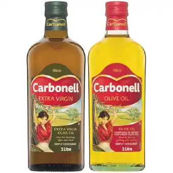Woolworths Carbonell Olive Oil Glass 1 Litre offer