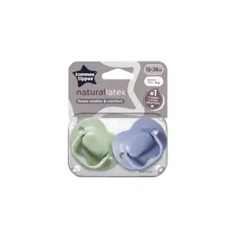 Tommee Tippee Cherry Latex Soothers 18-36m Pk 2