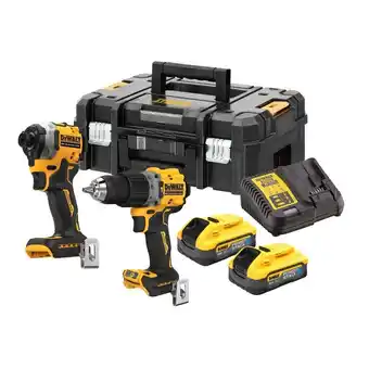 DEWALT 18V XR Brushless Compact 5.0Ah Powerstack Kit - 2 Piece DCK2050H2T-XE