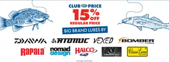 BCF BIG BRAND LURES offer