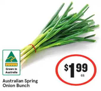 IGA Australian Spring Onion Bunch offer