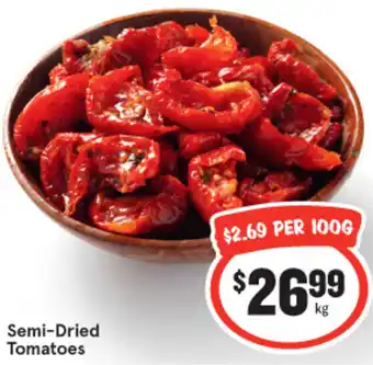 IGA Semi-Dried Tomatoes offer