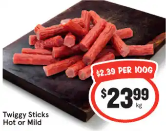 IGA Twiggy Sticks Hot or Mild offer
