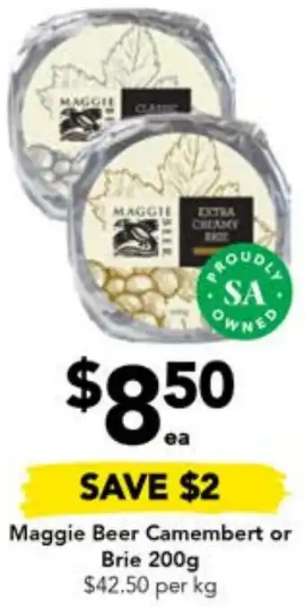 Maggie Beer Camembert or Brie 200g
