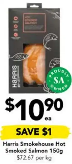 Drakes Harris Smokehouse Hot Smoked Salmon 150g offer