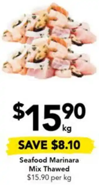 Drakes Seafood Marinara Mix Thawed offer