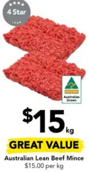 Drakes Australian Lean Beef Mince offer