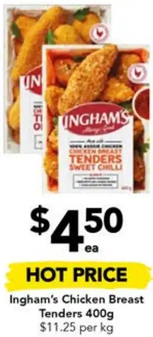 Drakes Ingham's Chicken Breast Tenders 400g offer