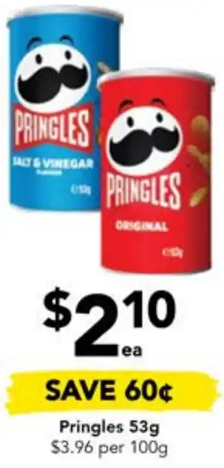 Drakes Pringles 53g offer
