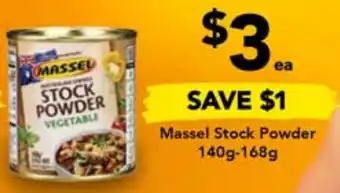 Drakes Massel Stock Powder 140g-168g offer
