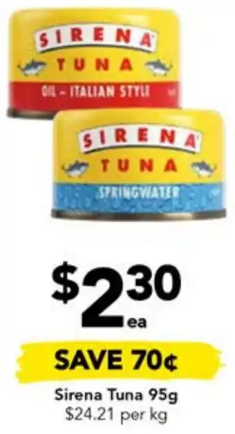 Sirena Tuna 95g