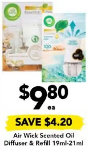 Drakes Air Wick Scented Oil Diffuser & Refill 19ml-21ml offer