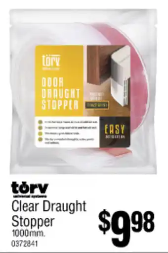 tórv Clear Draught Stopper