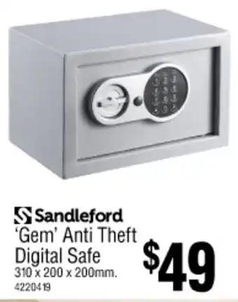 Bunnings Sandleford 'Gem' Anti Theft Digital Safe offer