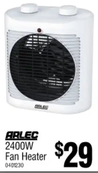 Bunnings ARLEC 2400W Fan Heater offer