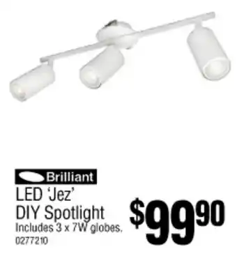 Bunnings Brilliant LED 'Jez' DIY Spotlight offer