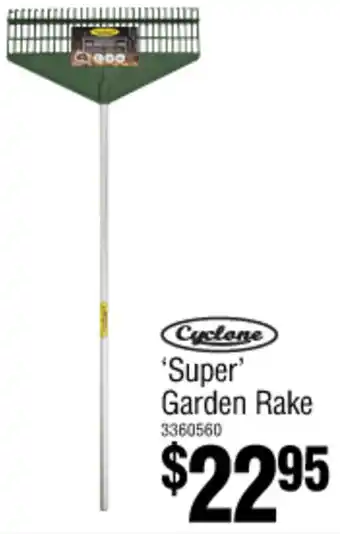 Bunnings 'Super' Garden Rake offer