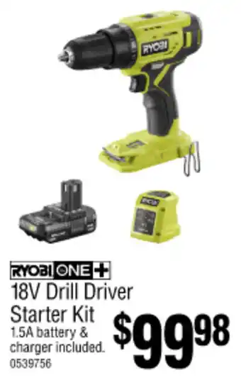 Bunnings 18V Drill Driver Starter Kit offer