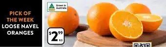 Foodworks LOOSE NAVEL ORANGES offer