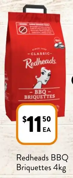 Redheads BBQ Briquettes 4kg