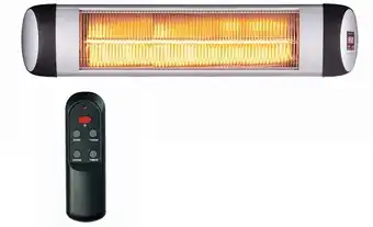 Cheap as Chips Germanica 2000W Carbon Fibre Wall Heater with Remote offer