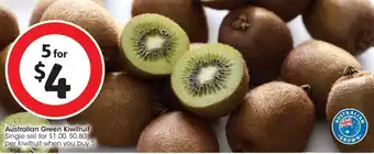Coles Australian Green Kiwifruit offer