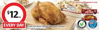 Coles Coles Hot Roast RSPCA Approved Chicken offer