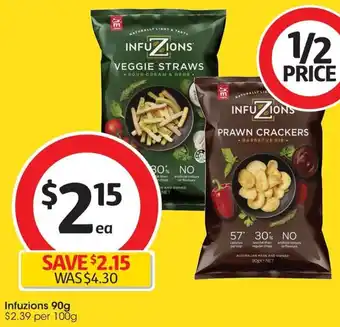 Coles Infuzions 90g offer