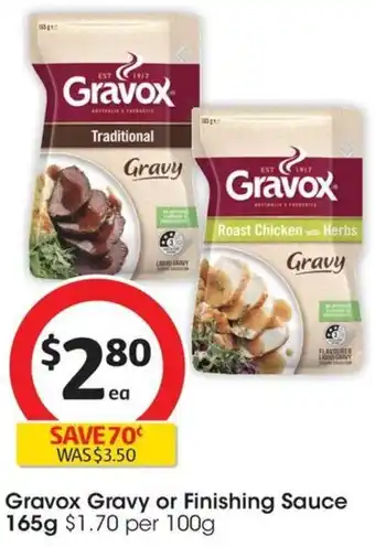 Coles Gravox Gravy or Finishing Sauce 165g offer