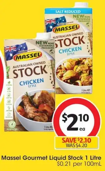 Coles Massel Gourmet Liquid Stock 1 Litre offer
