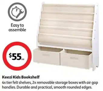Coles Keezi Kids Bookshelf offer