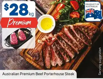 Foodland Australian Premium Beef Porterhouse Steak offer