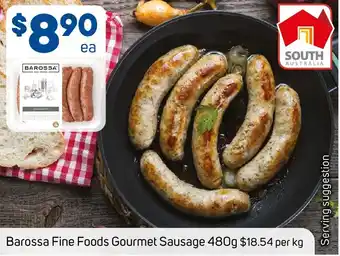 Foodland Barossa Fine Foods Gourmet Sausage 480g offer