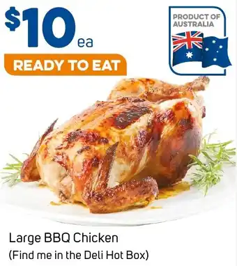 Foodland Large BBQ Chicken offer