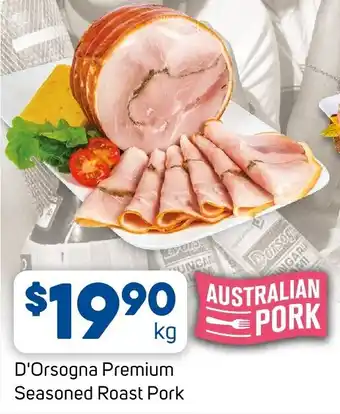 Foodland D'Orsogna Premium Seasoned Roast Pork offer