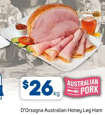 Foodland D'Orsogna Australian Honey Leg Ham offer