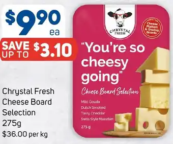 Foodland Chrystal Fresh Cheese Board Selection 275g offer