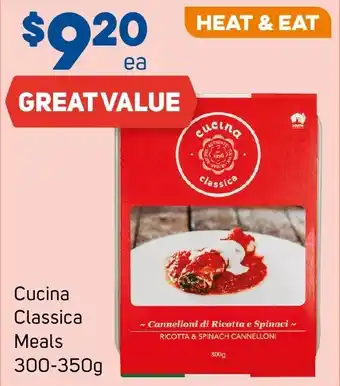 Foodland Cucina Classica Meals 300-350g offer