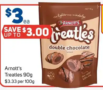 Foodland Arnott's Treatles 90g offer