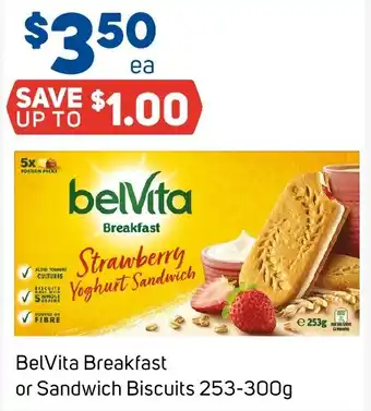 Foodland BelVita Breakfast or Sandwich Biscuits 253-300g offer