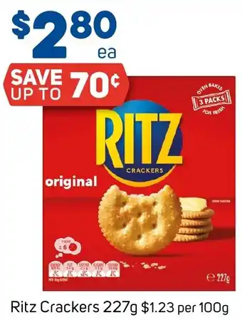 Foodland Ritz Crackers 227g offer