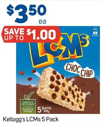 Foodland Kellogg's LCMs 5 Pack offer